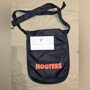 black, hooter’s girl pouch